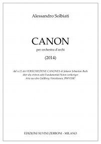 CANON dal n.12 dei Verschiedene Canones  di J. S. Bach